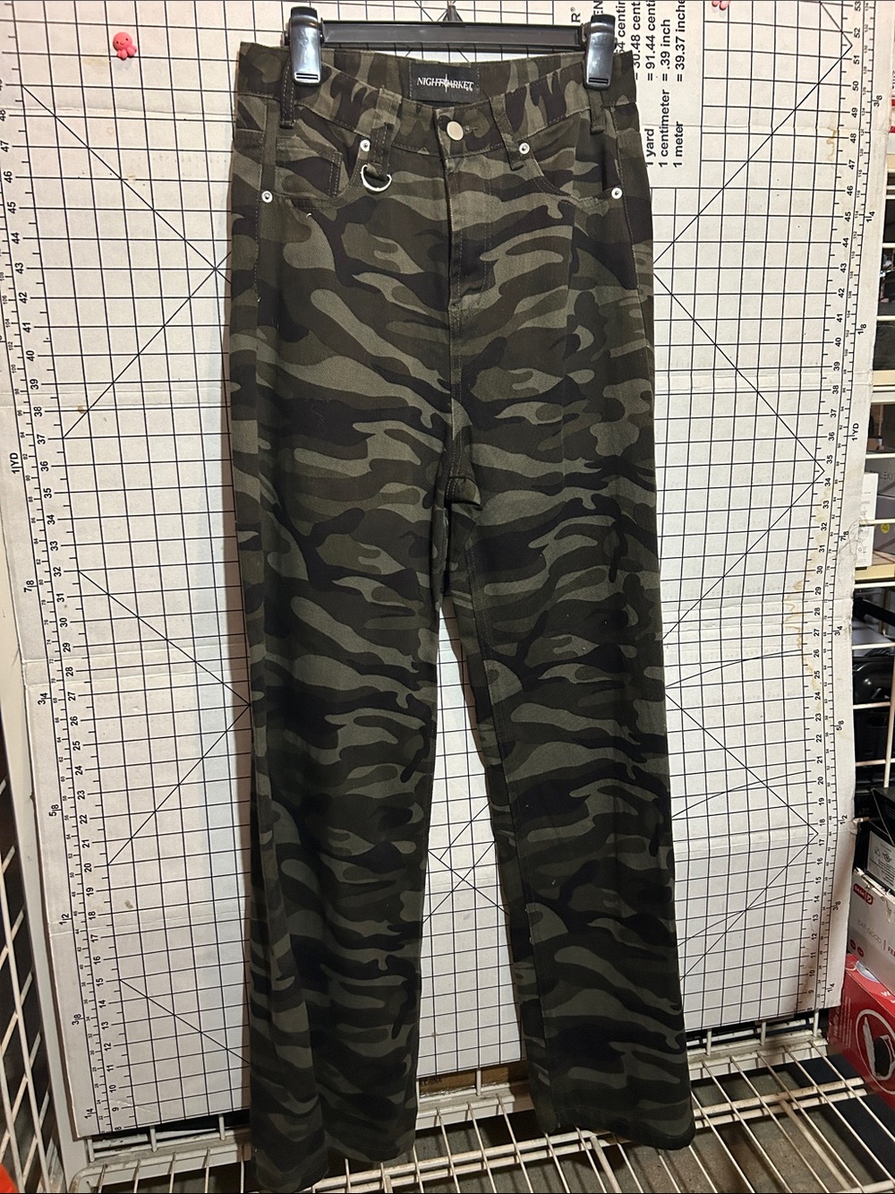Night Market LA evanescent camo jeans